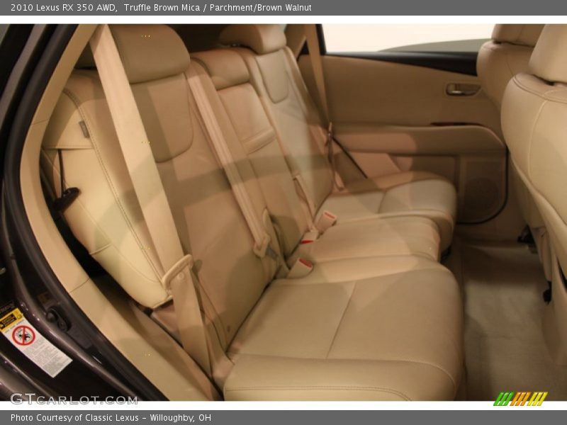 Truffle Brown Mica / Parchment/Brown Walnut 2010 Lexus RX 350 AWD