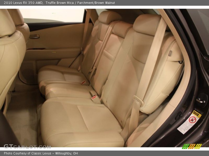 Truffle Brown Mica / Parchment/Brown Walnut 2010 Lexus RX 350 AWD