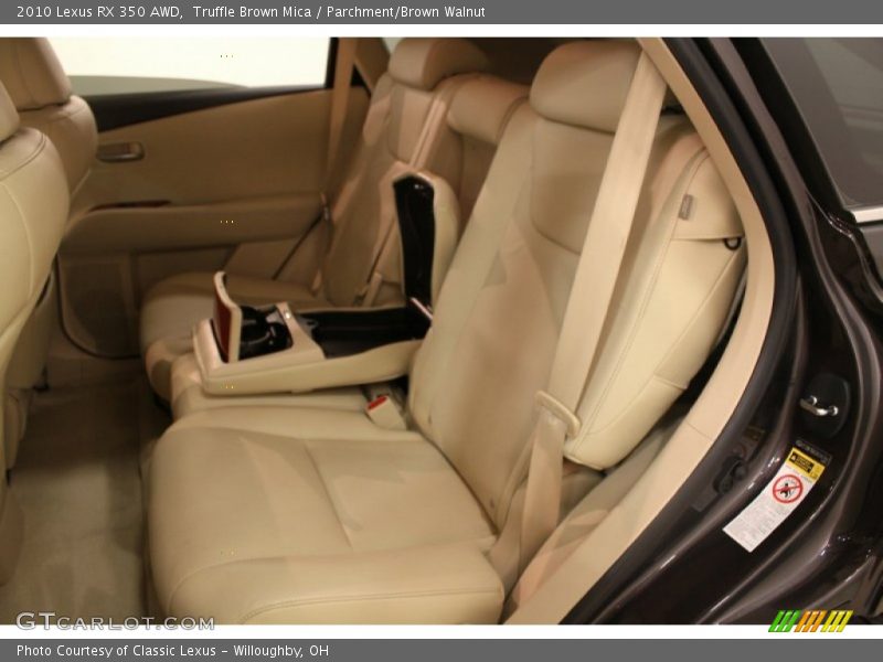 Truffle Brown Mica / Parchment/Brown Walnut 2010 Lexus RX 350 AWD