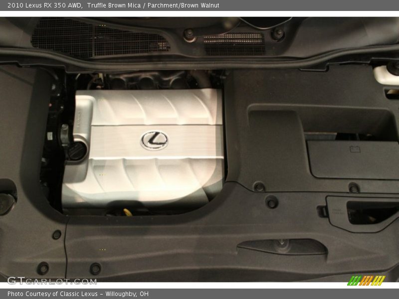 Truffle Brown Mica / Parchment/Brown Walnut 2010 Lexus RX 350 AWD