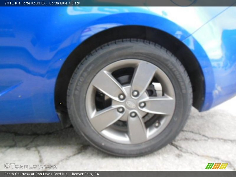 Corsa Blue / Black 2011 Kia Forte Koup EX