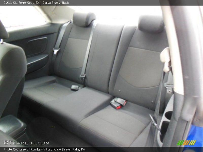 Corsa Blue / Black 2011 Kia Forte Koup EX