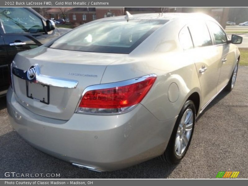 Gold Mist Metallic / Cashmere 2012 Buick LaCrosse FWD
