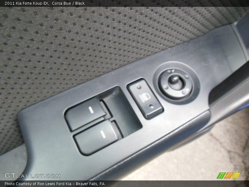 Corsa Blue / Black 2011 Kia Forte Koup EX