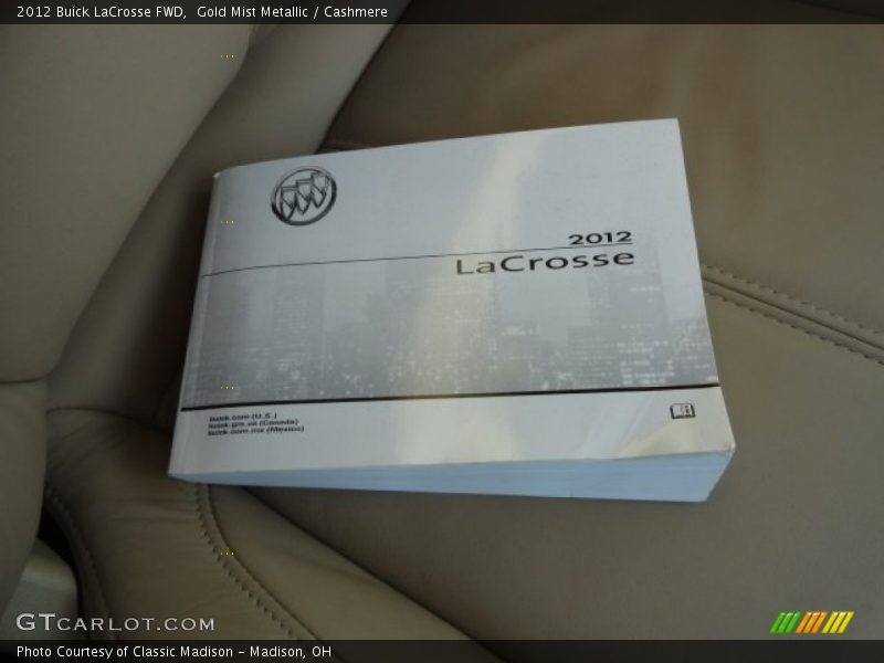 Gold Mist Metallic / Cashmere 2012 Buick LaCrosse FWD