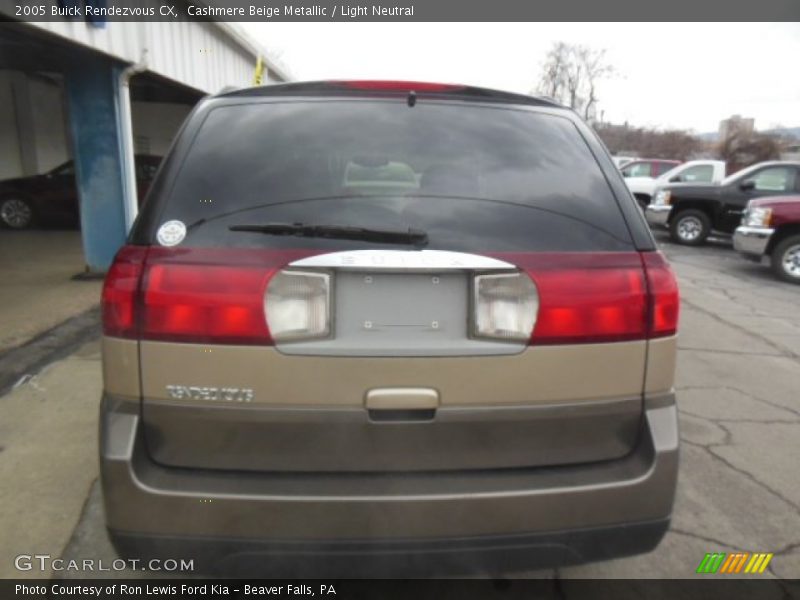 Cashmere Beige Metallic / Light Neutral 2005 Buick Rendezvous CX