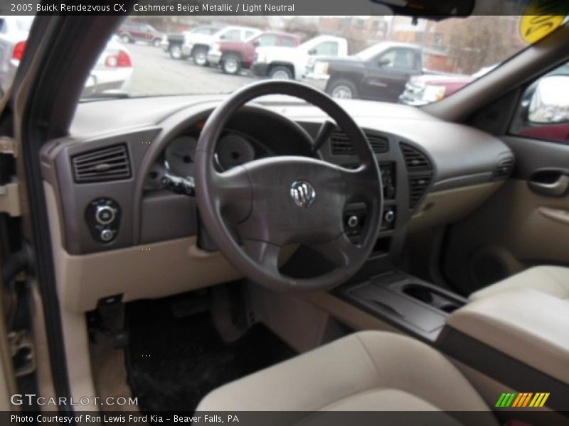 Cashmere Beige Metallic / Light Neutral 2005 Buick Rendezvous CX