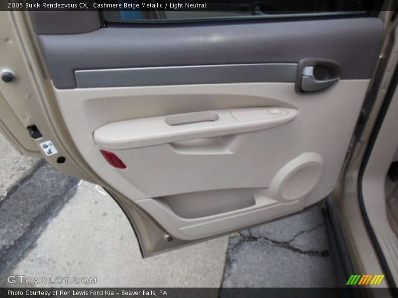 Cashmere Beige Metallic / Light Neutral 2005 Buick Rendezvous CX