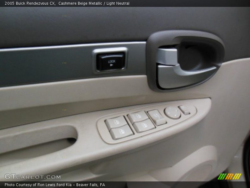 Controls of 2005 Rendezvous CX