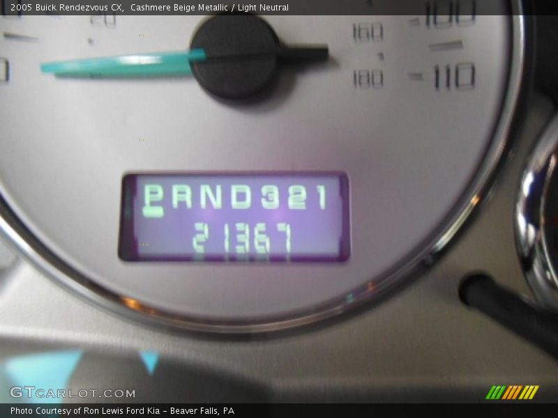 Cashmere Beige Metallic / Light Neutral 2005 Buick Rendezvous CX