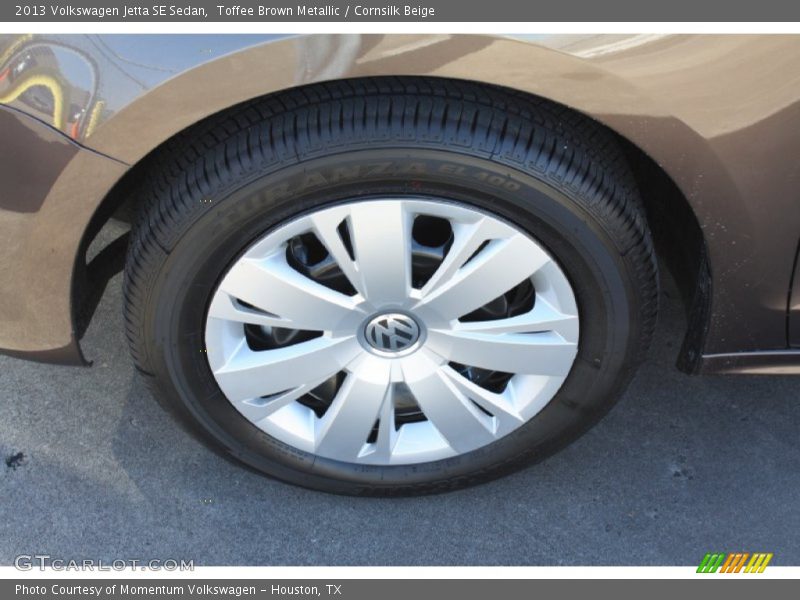 Toffee Brown Metallic / Cornsilk Beige 2013 Volkswagen Jetta SE Sedan