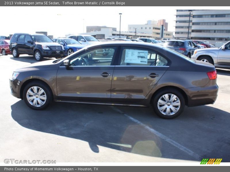 Toffee Brown Metallic / Cornsilk Beige 2013 Volkswagen Jetta SE Sedan