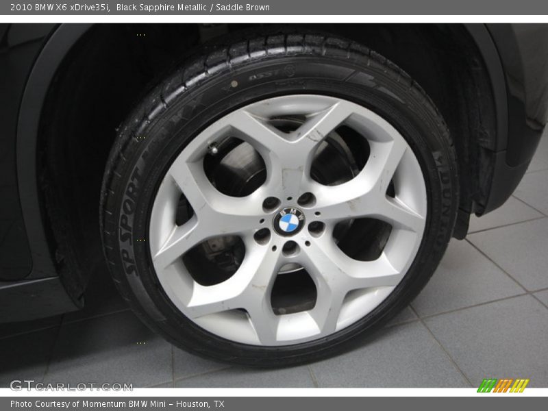 Black Sapphire Metallic / Saddle Brown 2010 BMW X6 xDrive35i