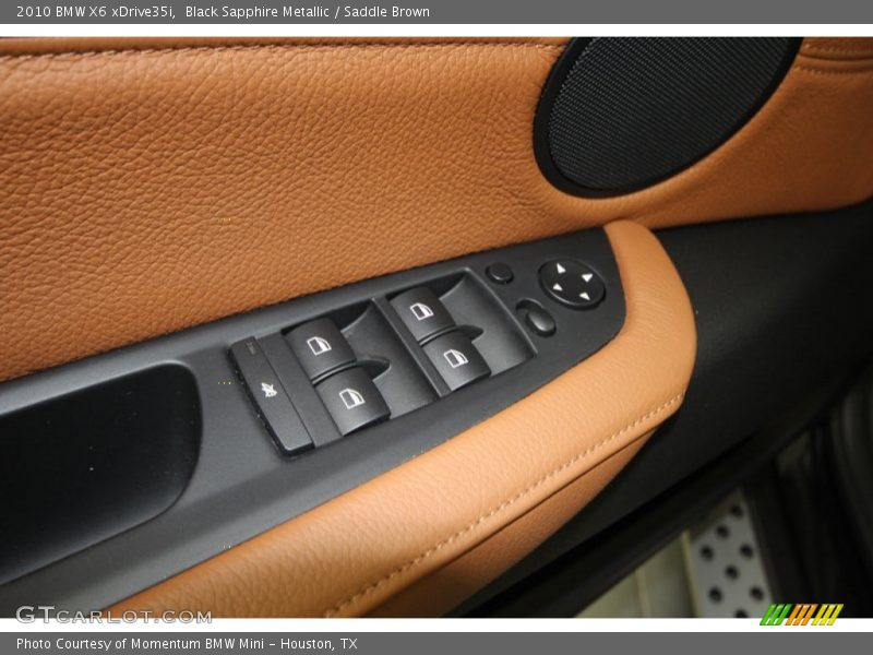 Black Sapphire Metallic / Saddle Brown 2010 BMW X6 xDrive35i