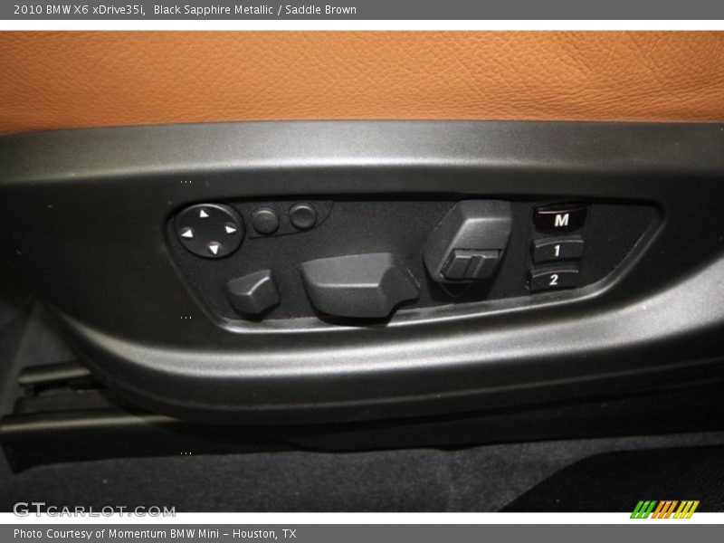 Black Sapphire Metallic / Saddle Brown 2010 BMW X6 xDrive35i