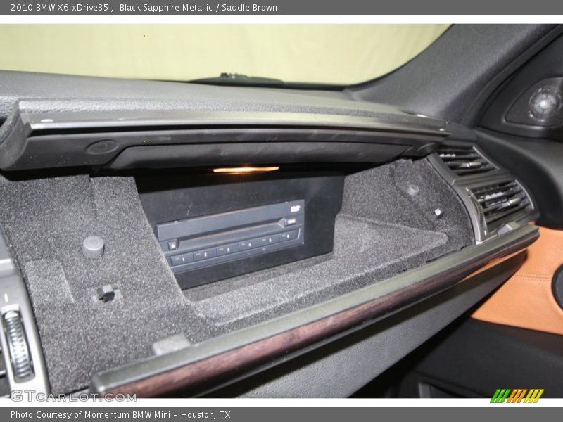 Black Sapphire Metallic / Saddle Brown 2010 BMW X6 xDrive35i