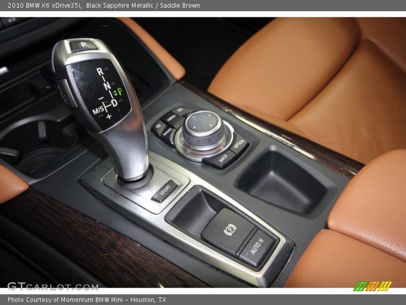 Black Sapphire Metallic / Saddle Brown 2010 BMW X6 xDrive35i