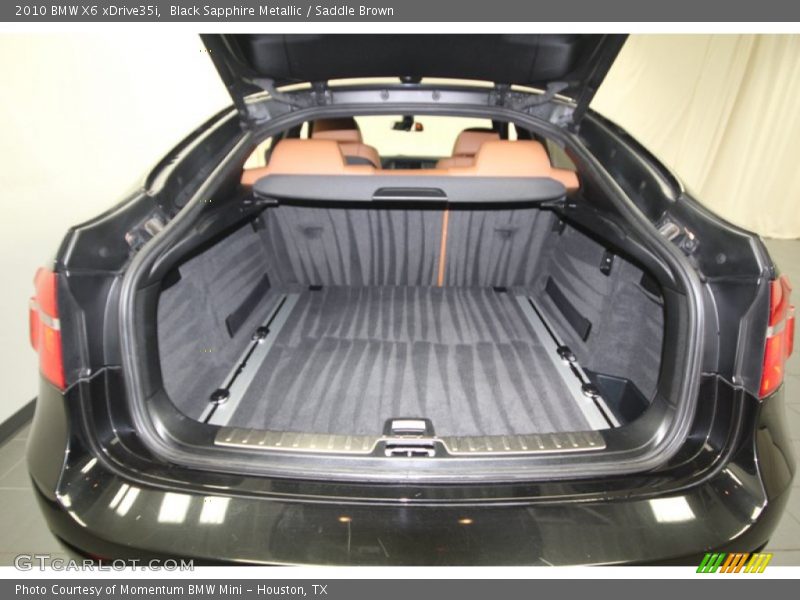 Black Sapphire Metallic / Saddle Brown 2010 BMW X6 xDrive35i