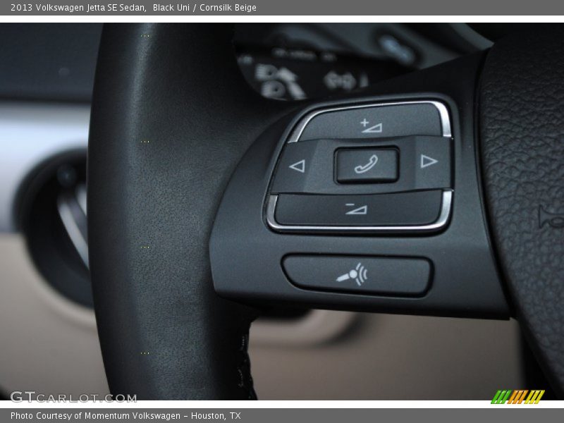 Black Uni / Cornsilk Beige 2013 Volkswagen Jetta SE Sedan