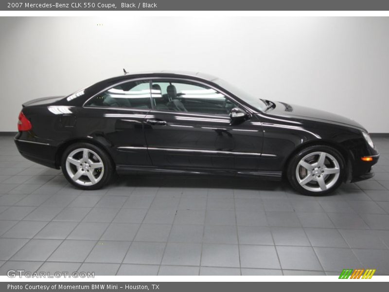 Black / Black 2007 Mercedes-Benz CLK 550 Coupe