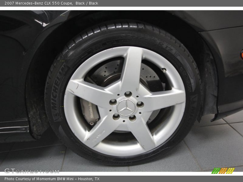 Black / Black 2007 Mercedes-Benz CLK 550 Coupe