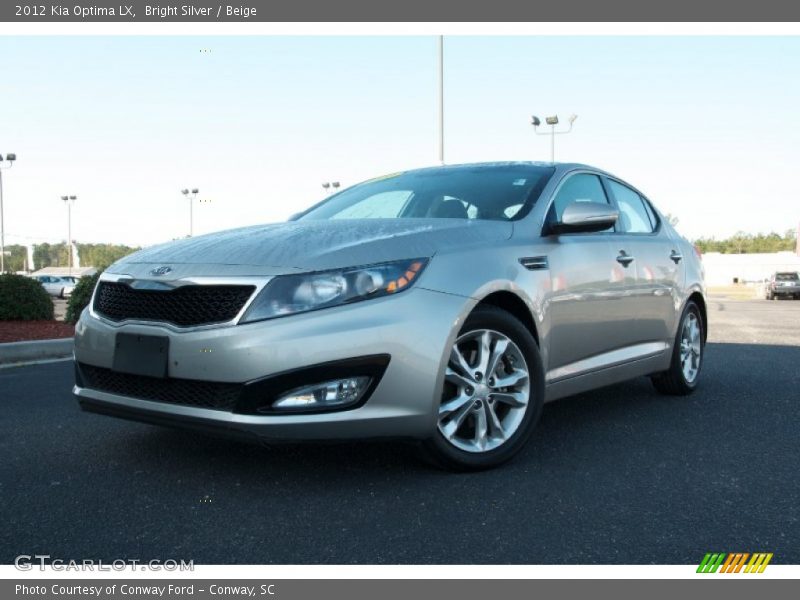 Bright Silver / Beige 2012 Kia Optima LX