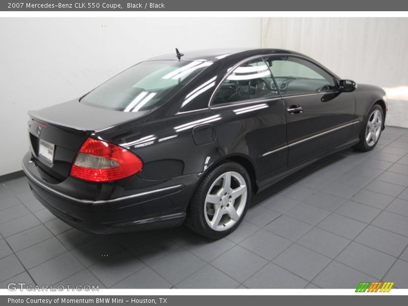 Black / Black 2007 Mercedes-Benz CLK 550 Coupe