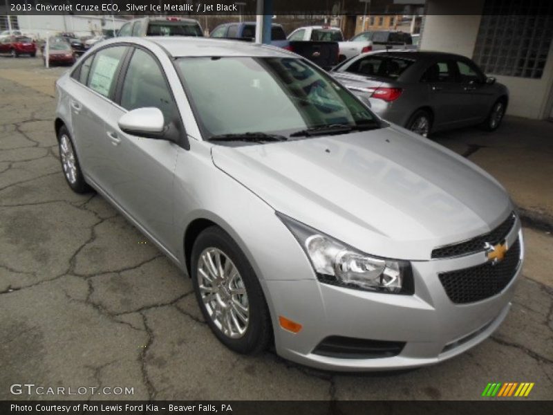Silver Ice Metallic / Jet Black 2013 Chevrolet Cruze ECO