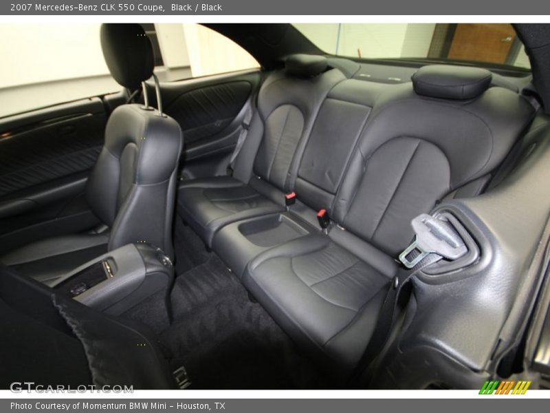 Black / Black 2007 Mercedes-Benz CLK 550 Coupe