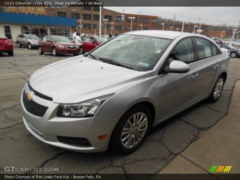 Silver Ice Metallic / Jet Black 2013 Chevrolet Cruze ECO
