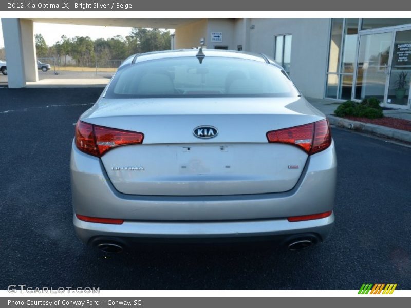 Bright Silver / Beige 2012 Kia Optima LX