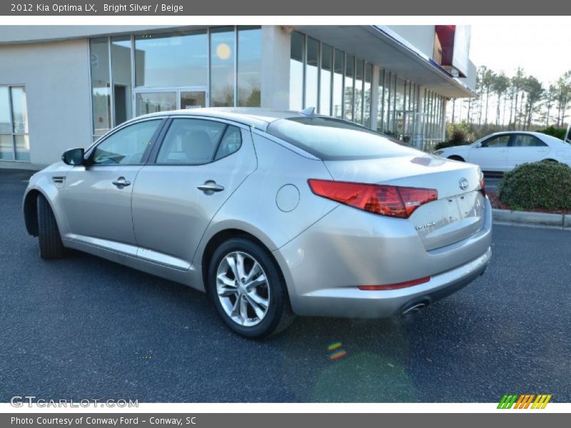 Bright Silver / Beige 2012 Kia Optima LX