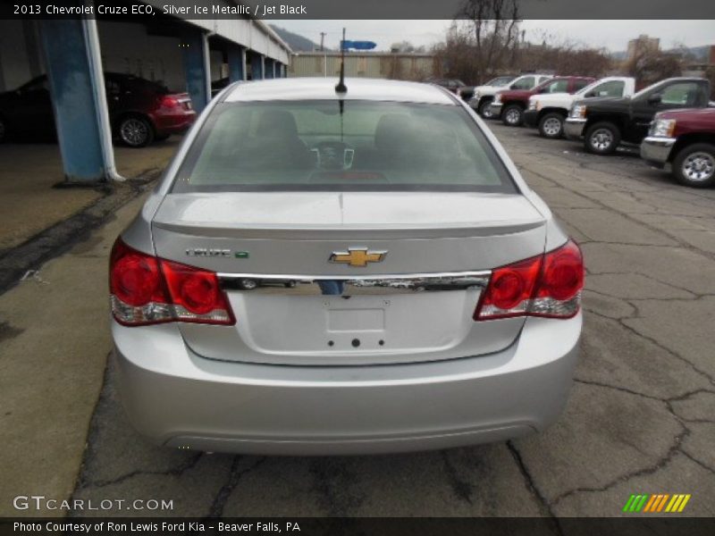 Silver Ice Metallic / Jet Black 2013 Chevrolet Cruze ECO