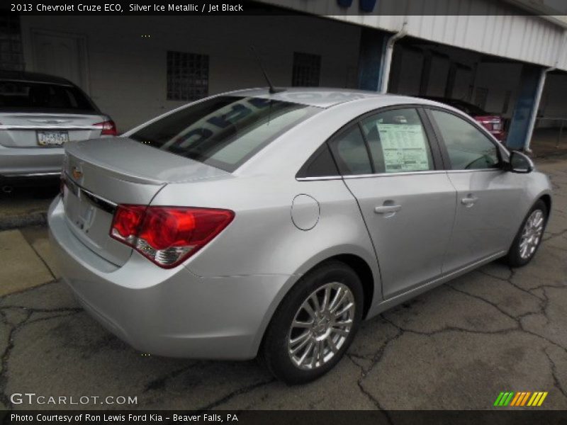 Silver Ice Metallic / Jet Black 2013 Chevrolet Cruze ECO