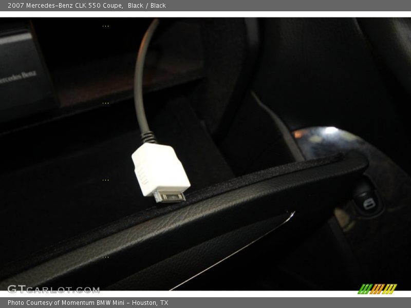 Black / Black 2007 Mercedes-Benz CLK 550 Coupe