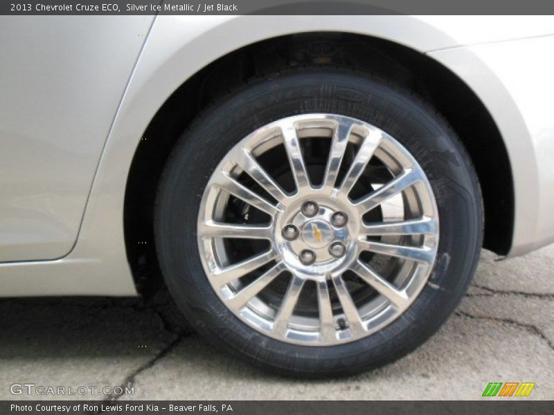 Silver Ice Metallic / Jet Black 2013 Chevrolet Cruze ECO