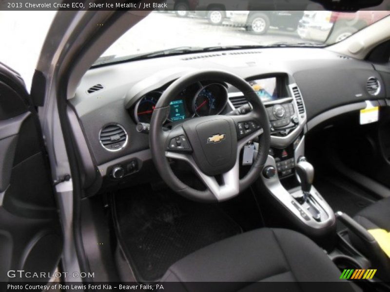 Silver Ice Metallic / Jet Black 2013 Chevrolet Cruze ECO