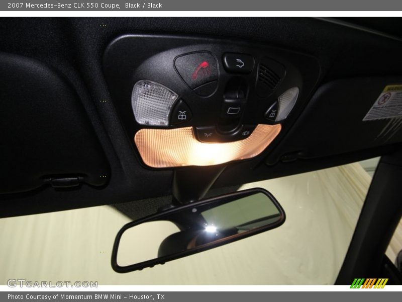 Black / Black 2007 Mercedes-Benz CLK 550 Coupe