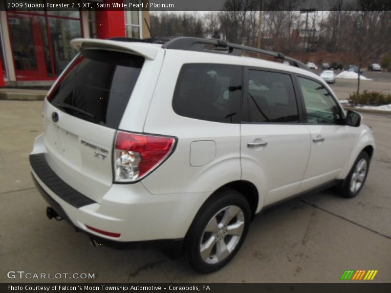 Satin White Pearl / Platinum 2009 Subaru Forester 2.5 XT