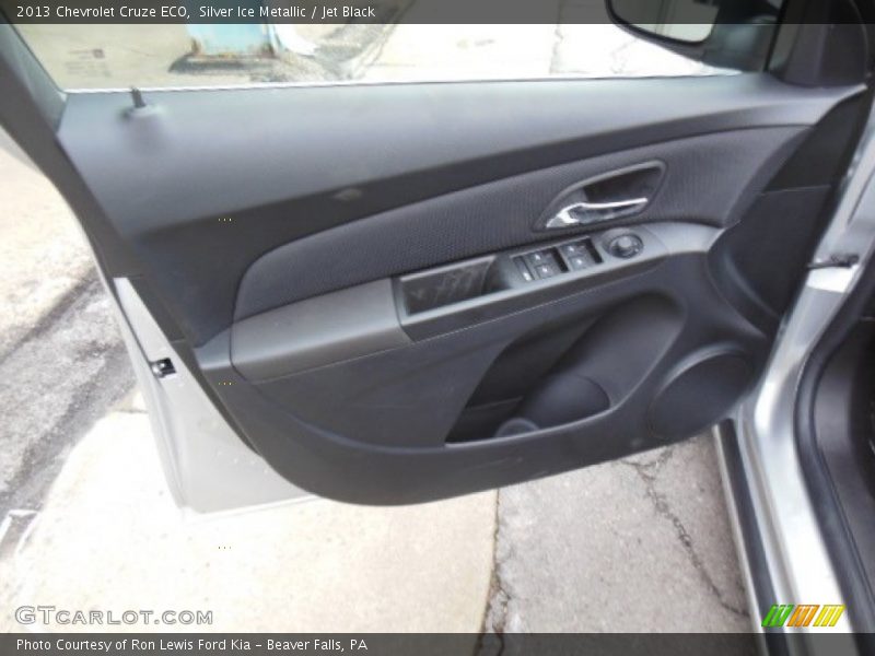 Silver Ice Metallic / Jet Black 2013 Chevrolet Cruze ECO