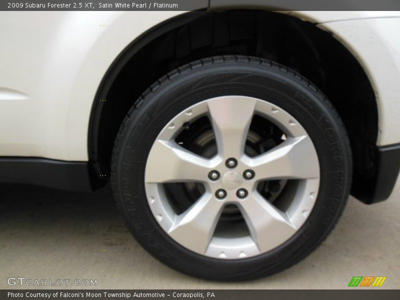 Satin White Pearl / Platinum 2009 Subaru Forester 2.5 XT