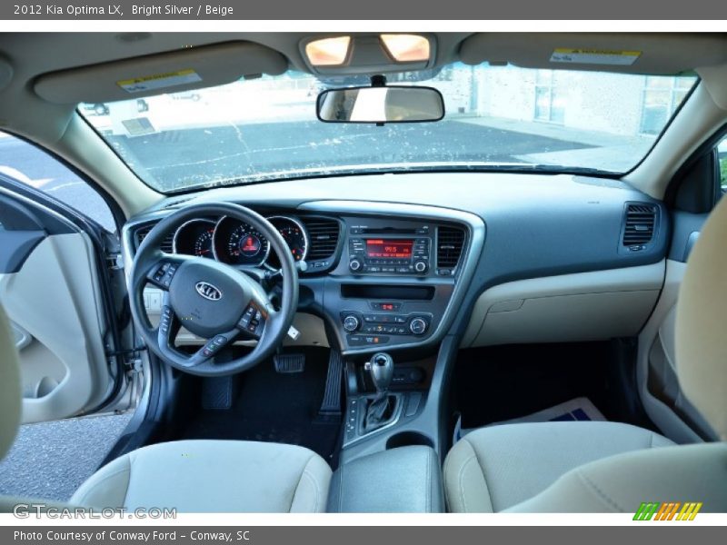 Bright Silver / Beige 2012 Kia Optima LX