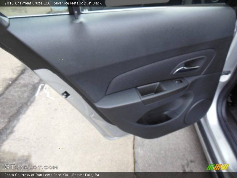 Silver Ice Metallic / Jet Black 2013 Chevrolet Cruze ECO
