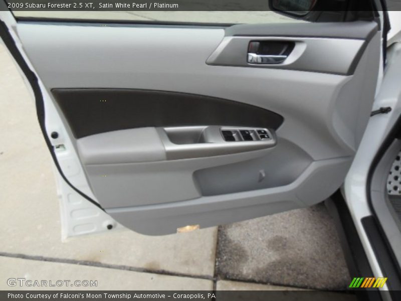 Satin White Pearl / Platinum 2009 Subaru Forester 2.5 XT