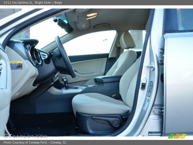 Bright Silver / Beige 2012 Kia Optima LX
