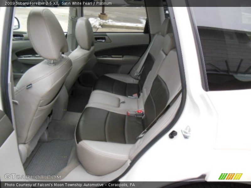 Satin White Pearl / Platinum 2009 Subaru Forester 2.5 XT
