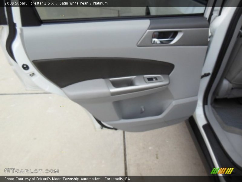 Satin White Pearl / Platinum 2009 Subaru Forester 2.5 XT