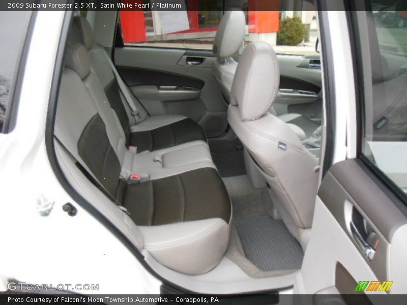 Satin White Pearl / Platinum 2009 Subaru Forester 2.5 XT