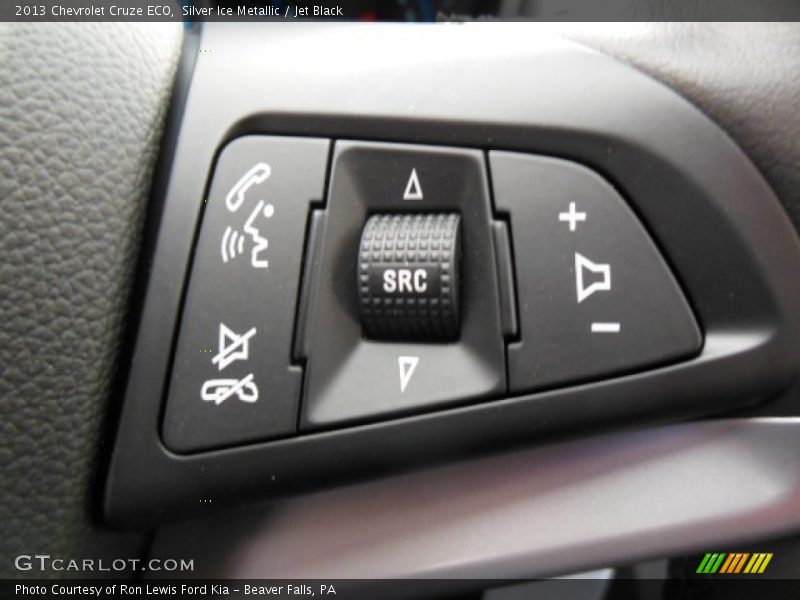 Silver Ice Metallic / Jet Black 2013 Chevrolet Cruze ECO