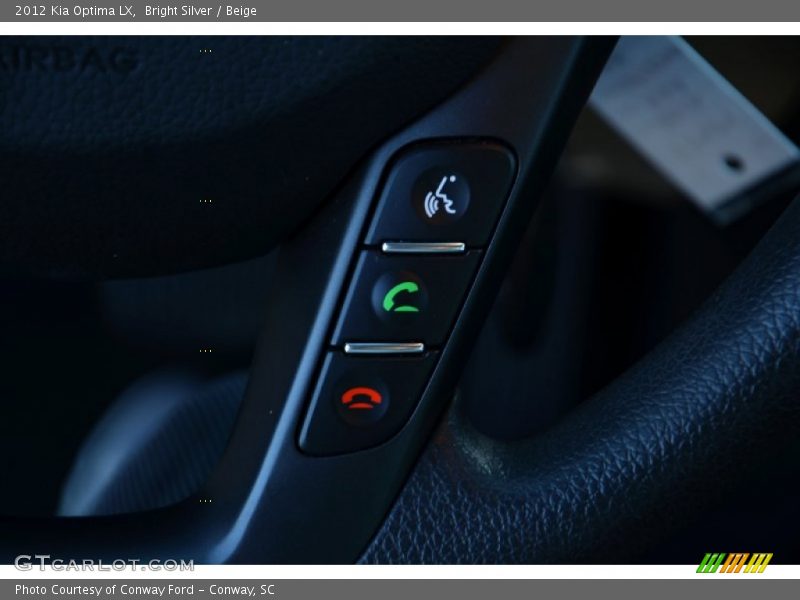 Bright Silver / Beige 2012 Kia Optima LX